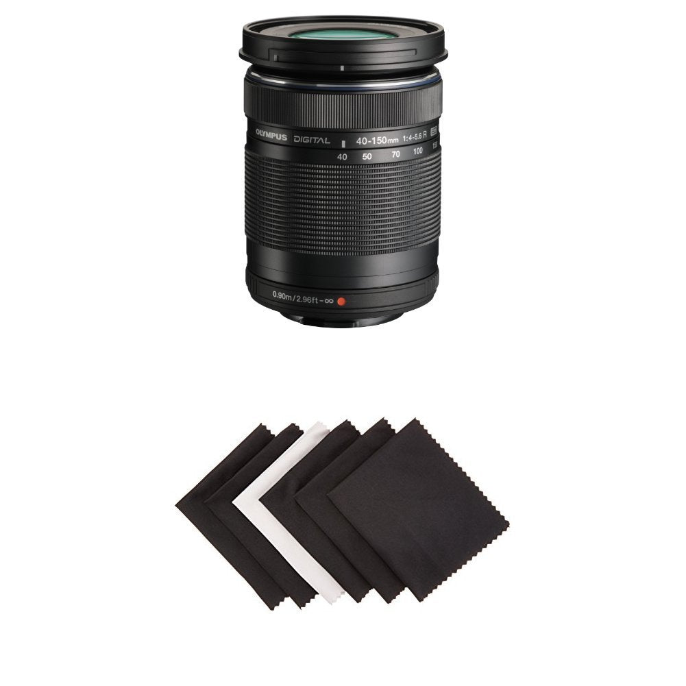 OM SYSTEM OLYMPUS M.Zuiko Digital 40-150mm F4.0-5.6 R Black For Micro Four Thirds System Camera, 3.75x Zoom Lens, Portable Design